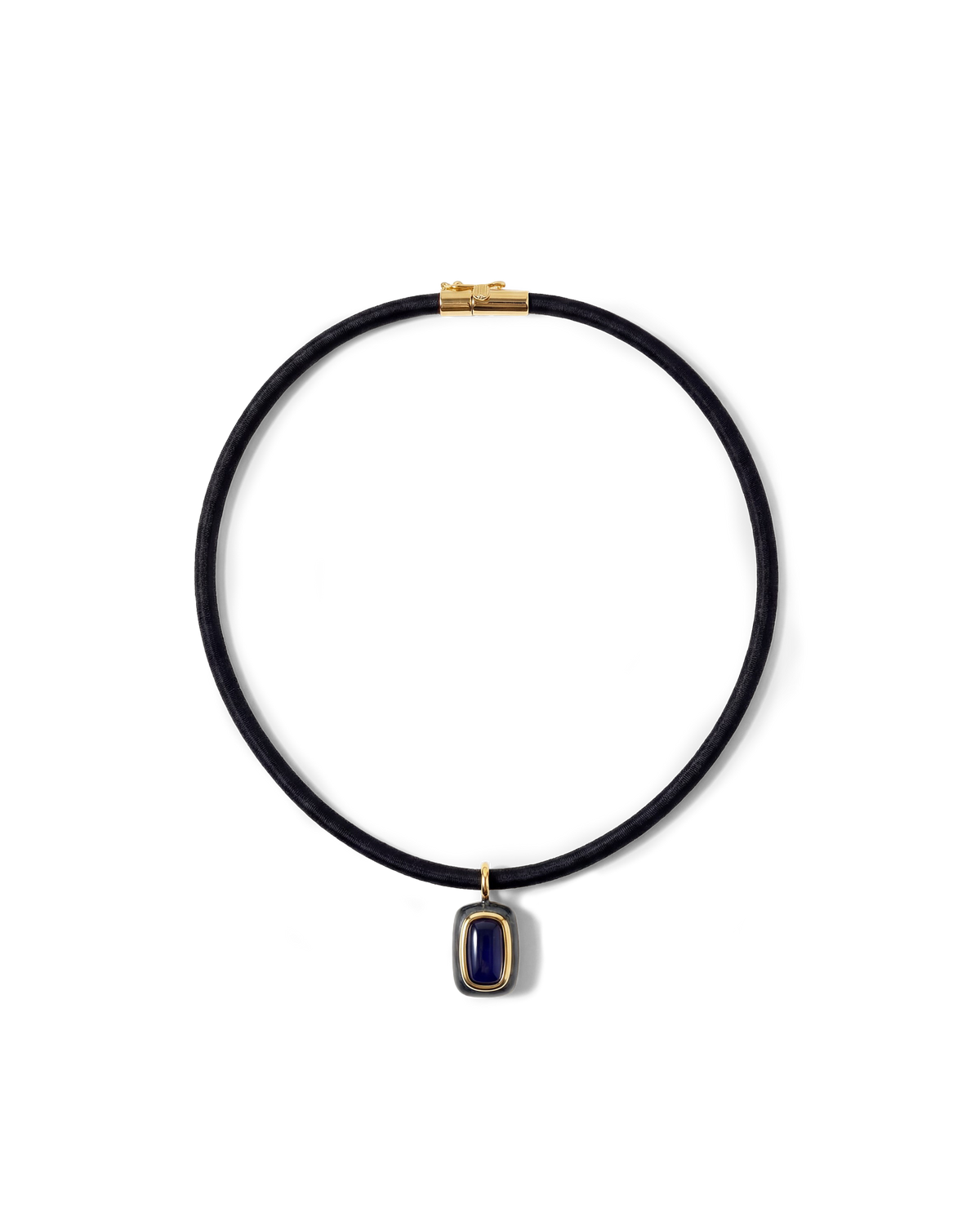 Rectangle Doublet Pendant Necklace