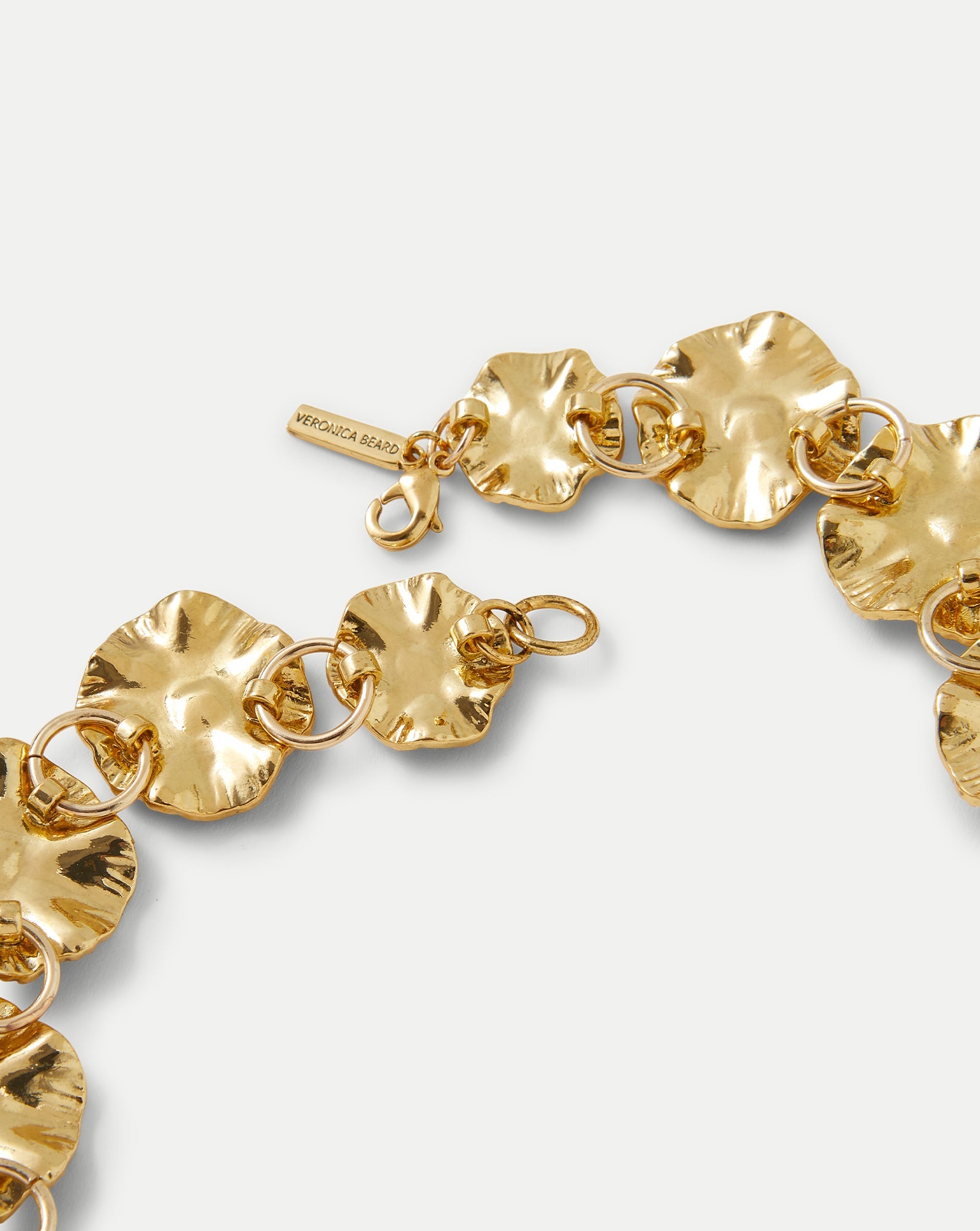 Gold Floral Statement Necklace