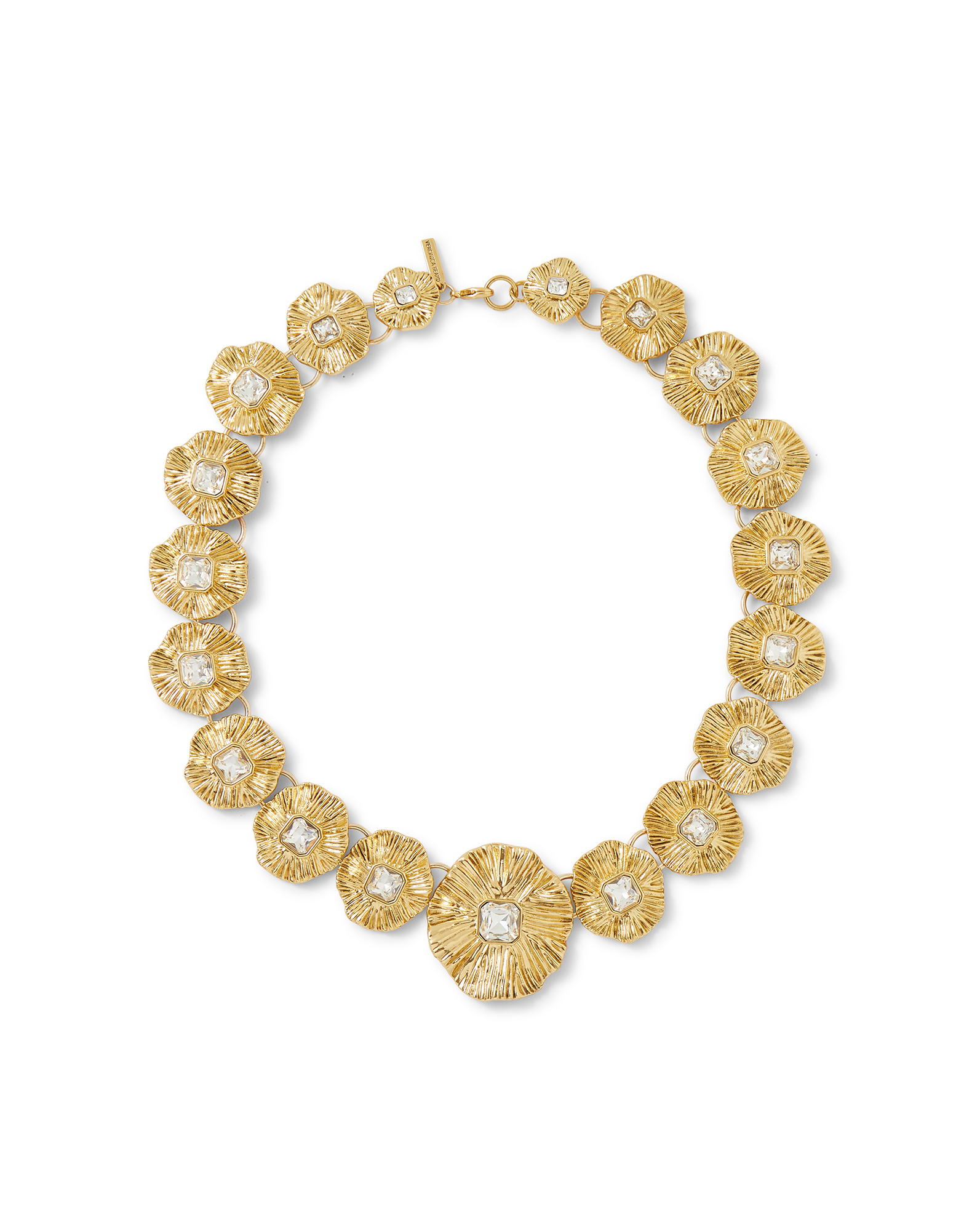 Gold Floral Statement Necklace