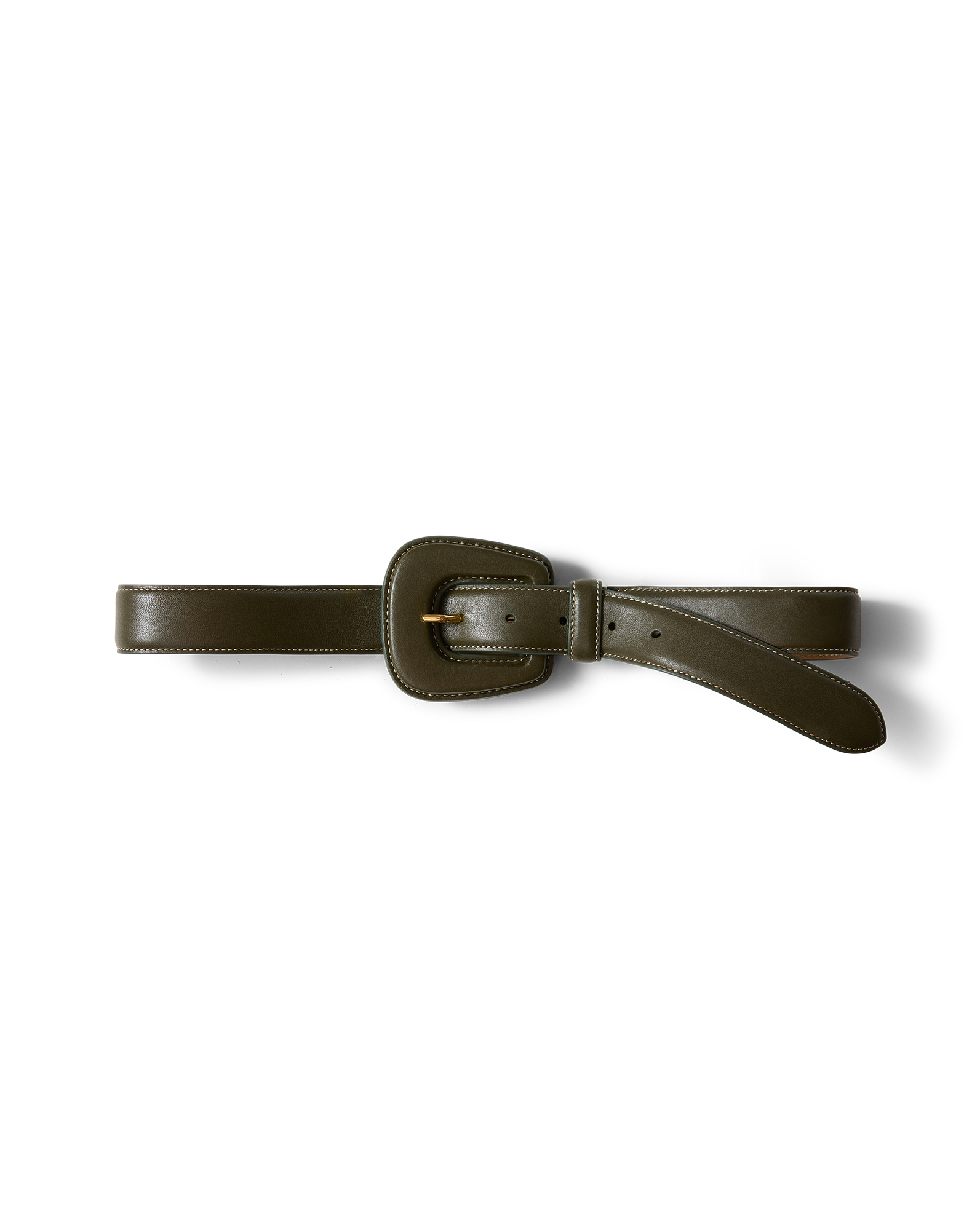 Elsy Leather-Buckle Belt