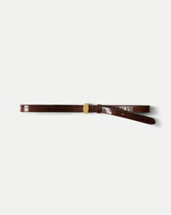 Dash Croc-Embossed Belt
