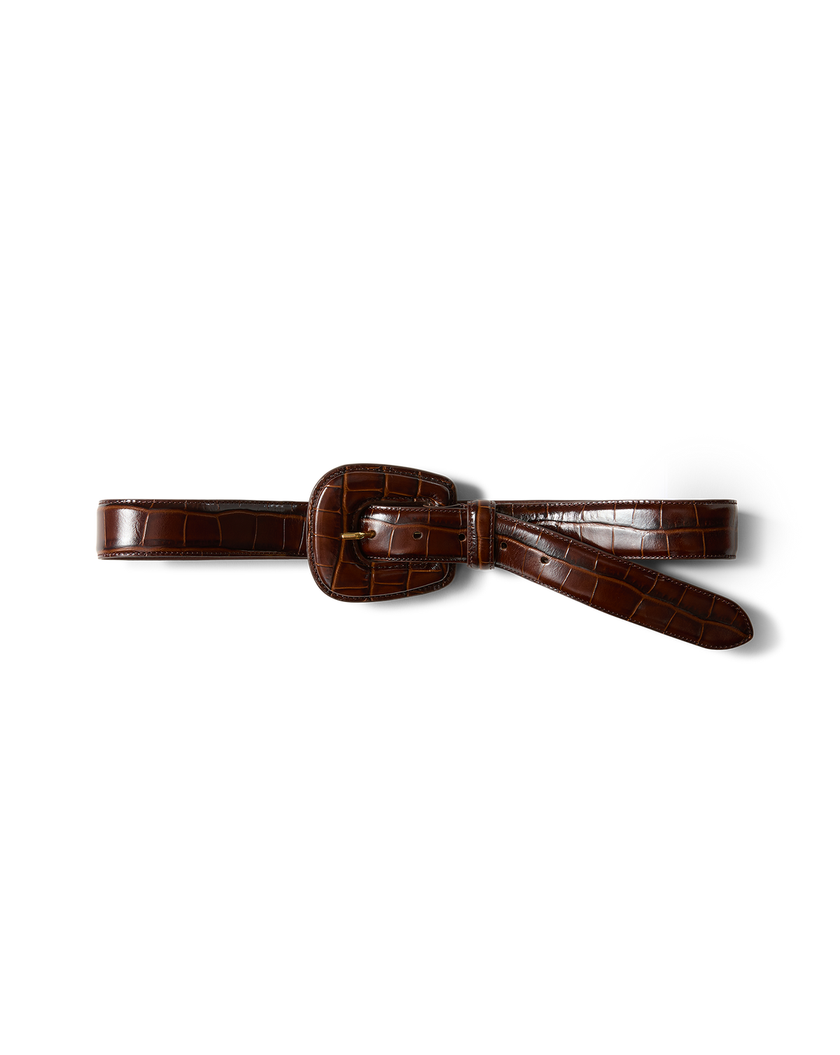Elsy Leather-Buckle Belt