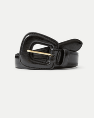 Elsy Leather-Buckle Belt