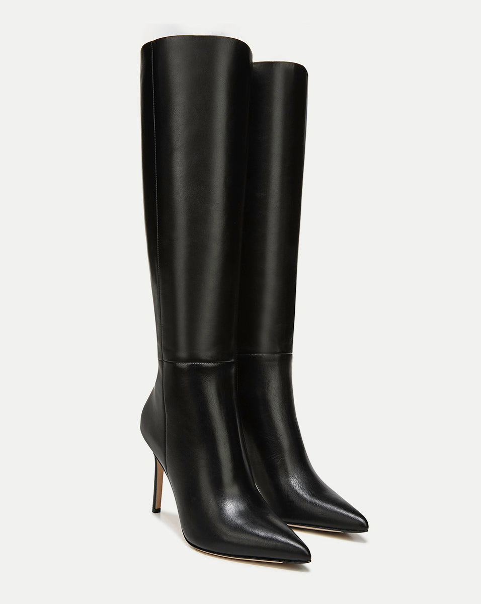Lisa Stiletto High-Heel Boot | Wide-Calf