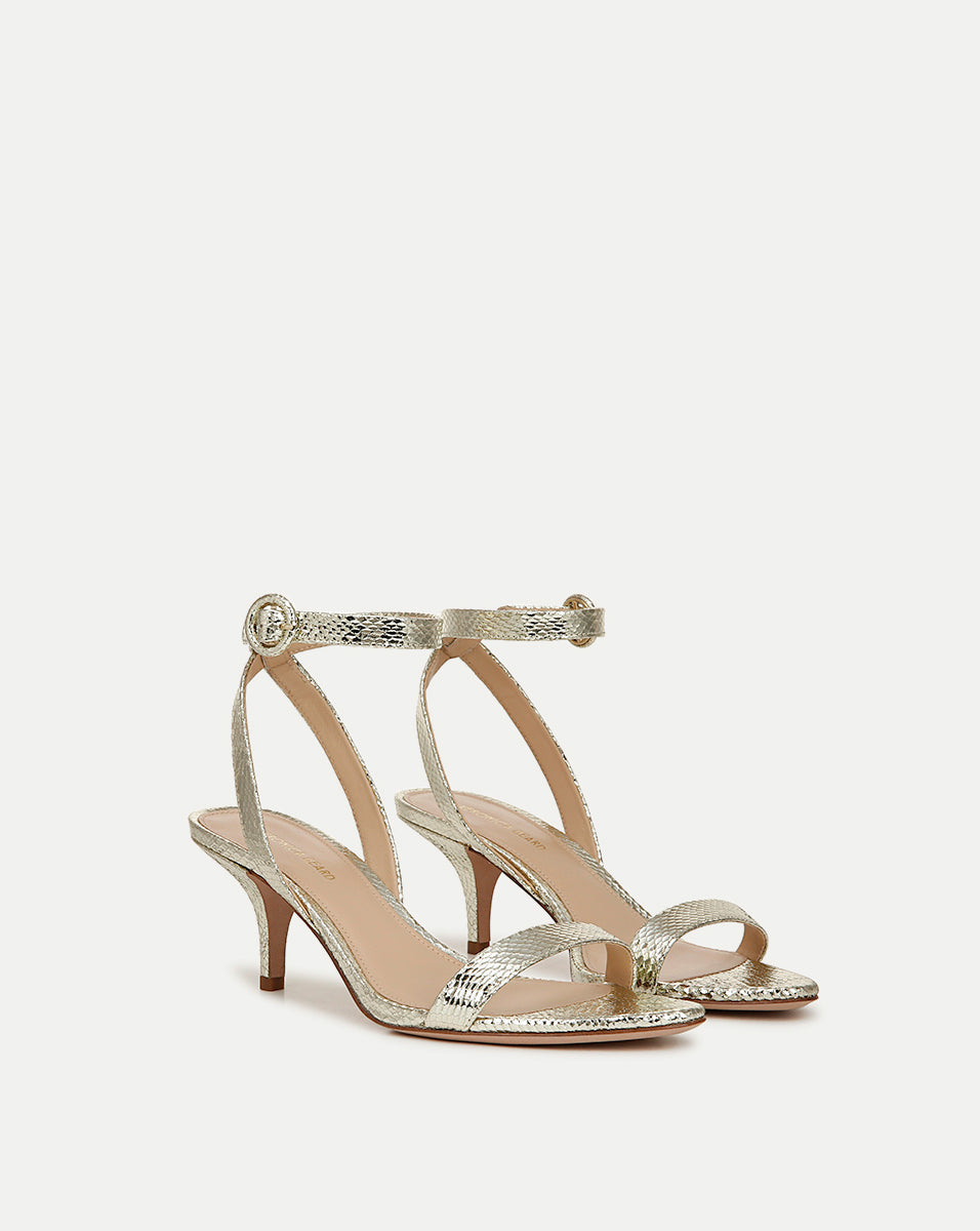 Darcelle Metallic Leather Sandal