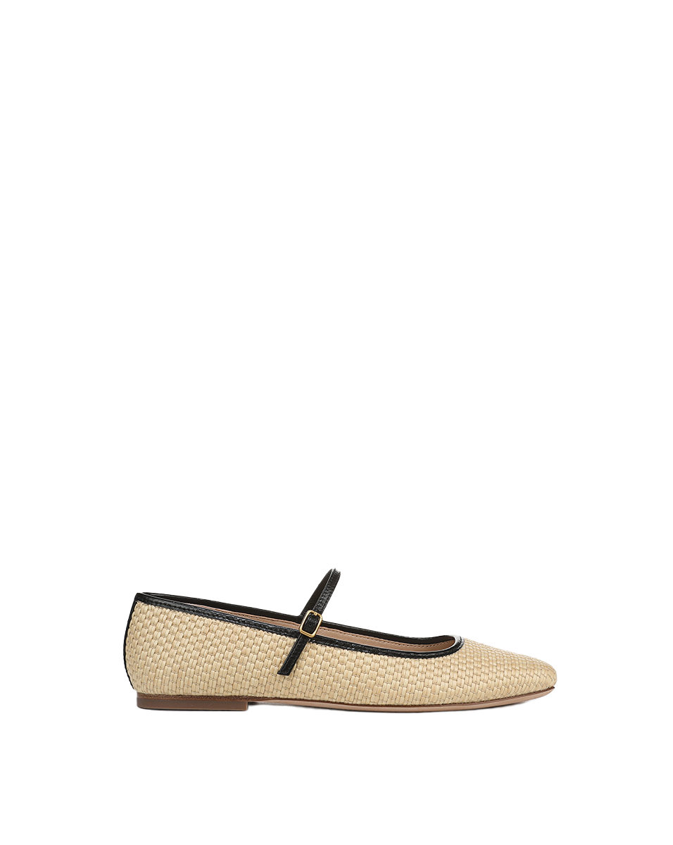 Ellie Raffia Flat
