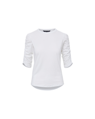 Waldorf Ruched-Sleeve T-Shirt