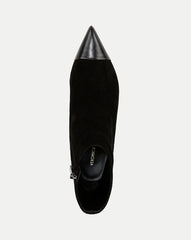 Lisa Cap-Toe Mid-Heel Bootie