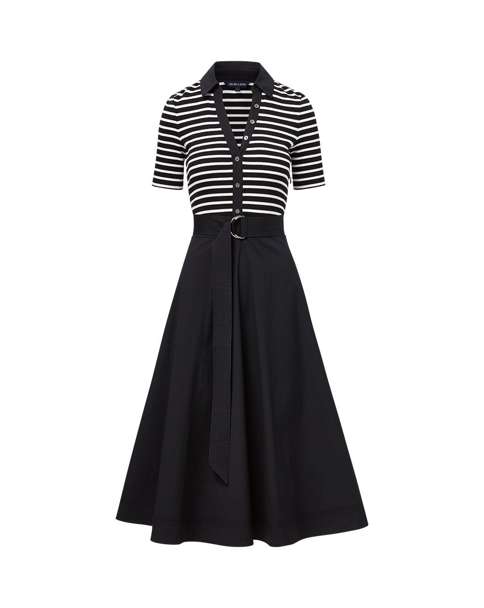Delise Mixed Media Dress