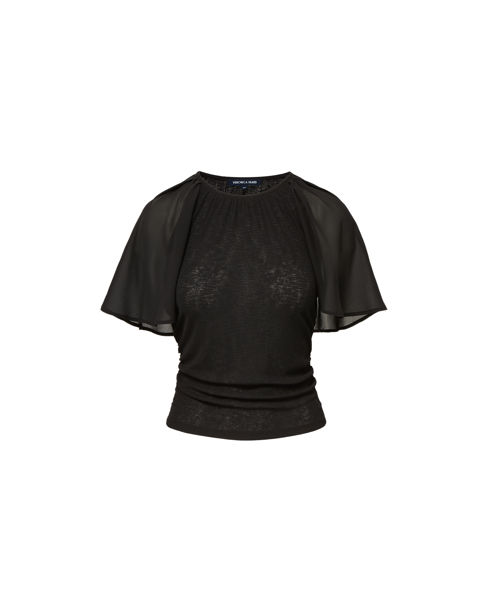 Arisa Chiffon-Sleeve T-Shirt