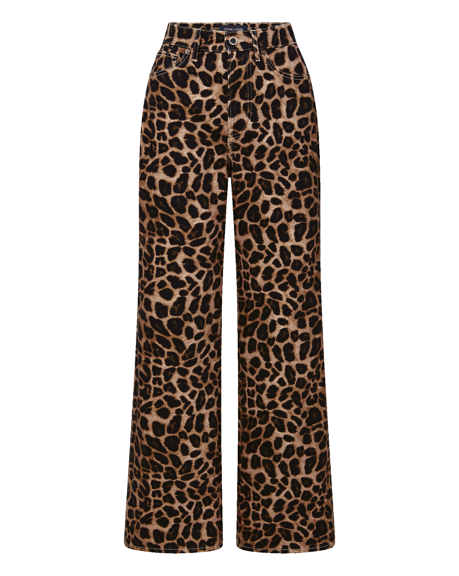 Taylor Leopard Wide-Leg Jean