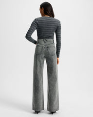 Dilia Striped Button-Down T-Shirt