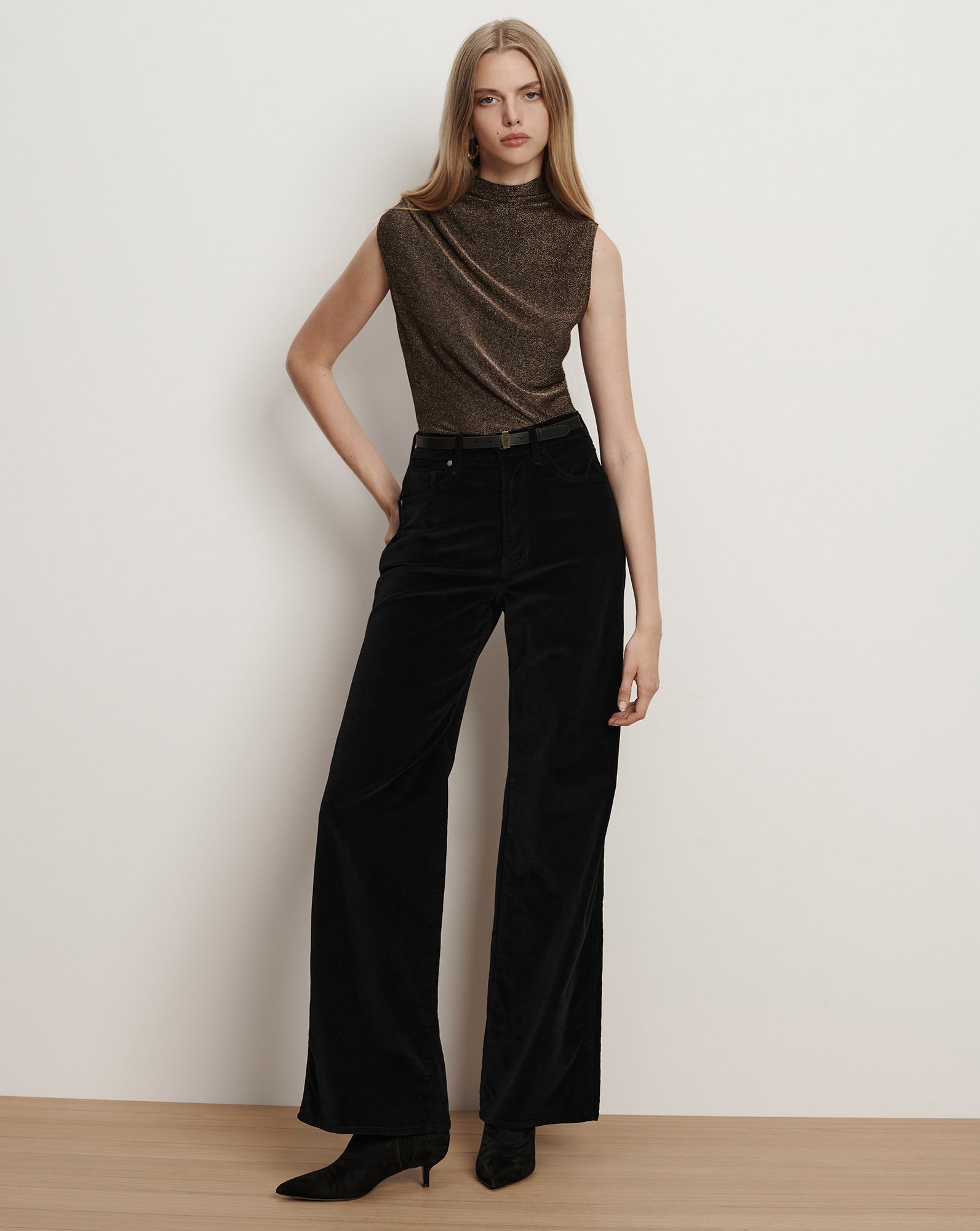 Mylie Mock-Neck Tank Top