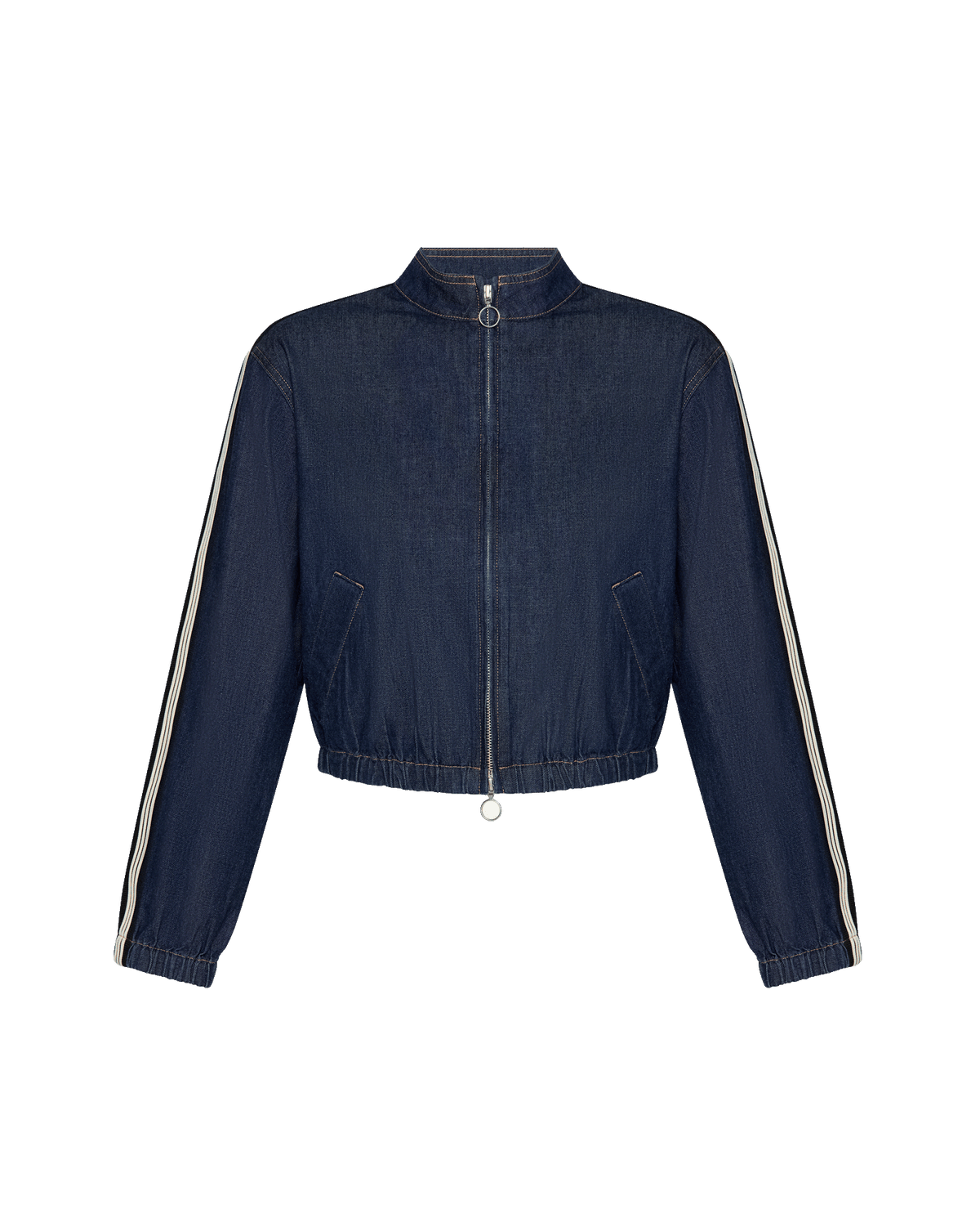 Gigi Denim Track Jacket