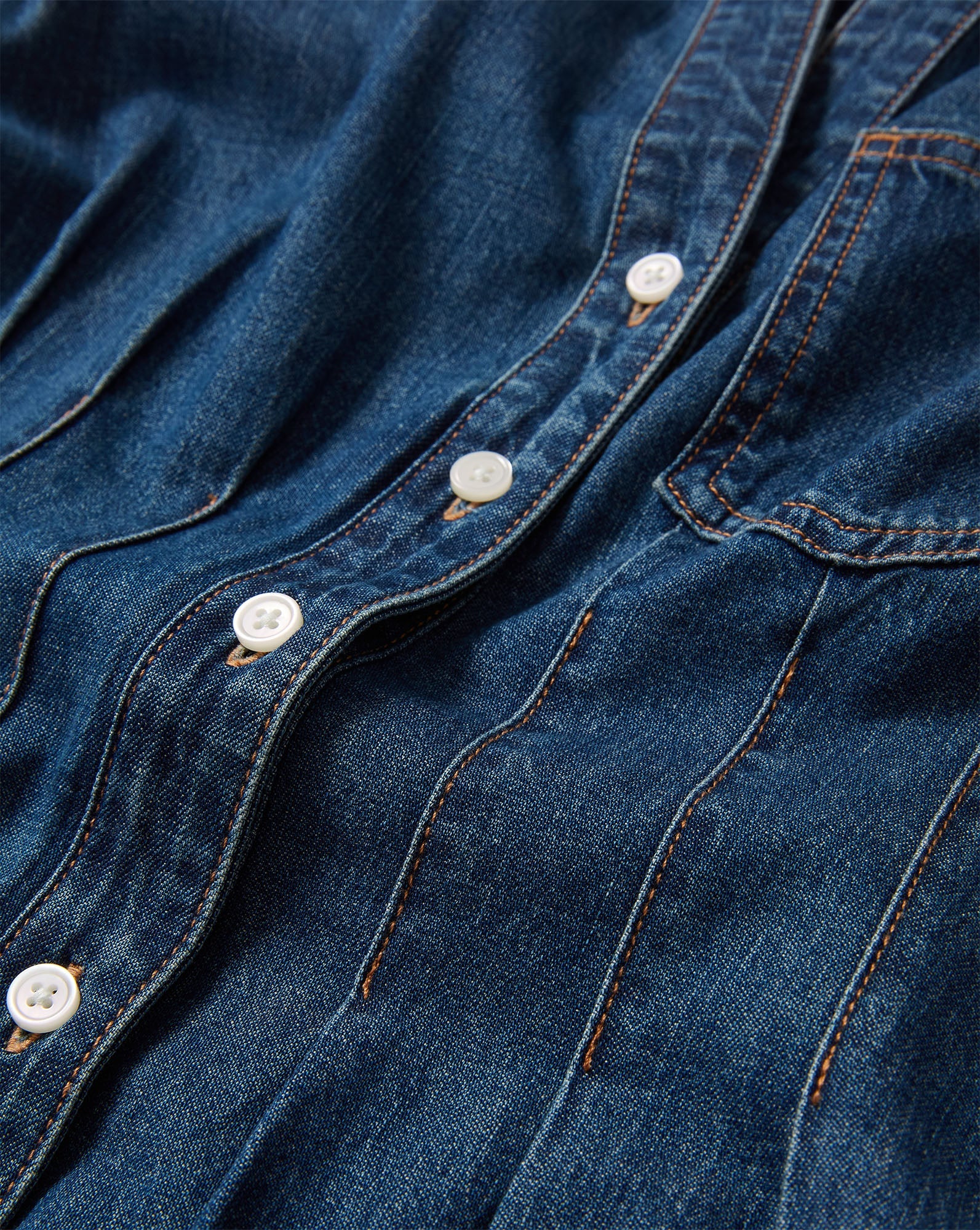Arcadia Denim Shirtdress