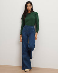 Bouvet Smocked-Shoulder T-Shirt