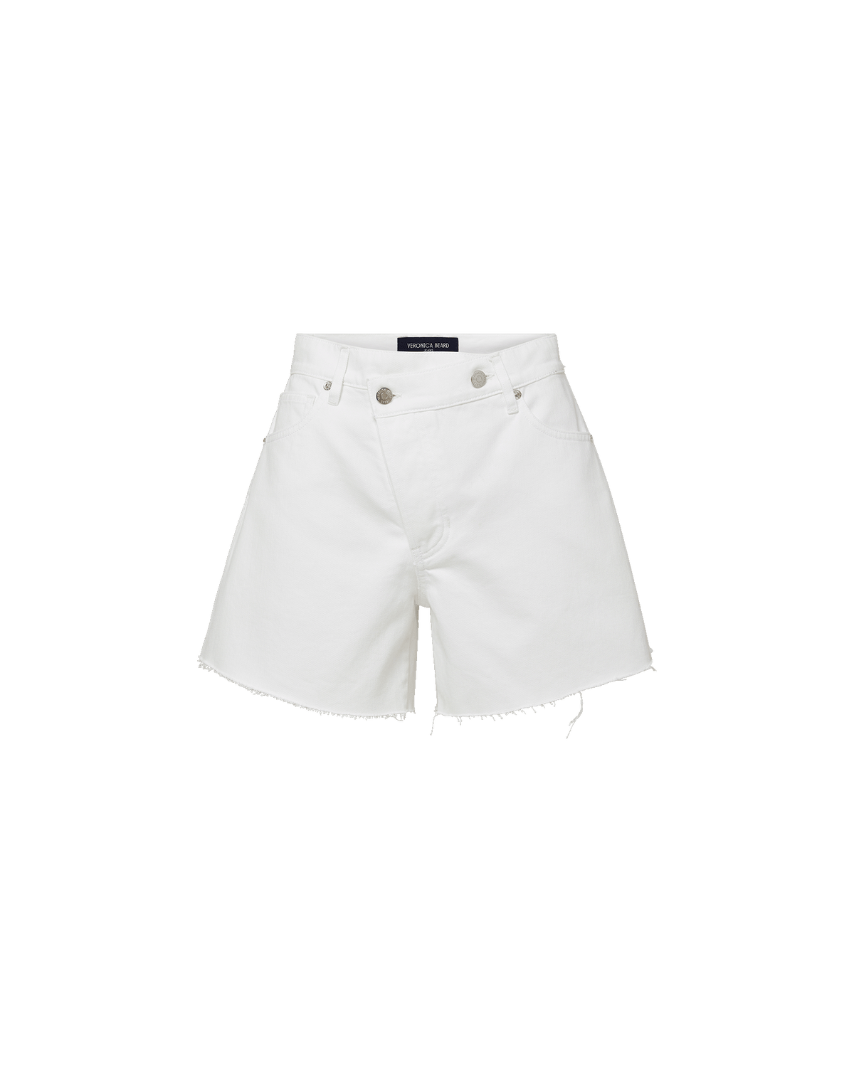 Ellis Crossover-Waistband Denim Short