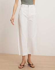 Taylor Cropped Wide-Leg Jean