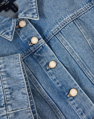 Malcom Cropped Denim Jacket