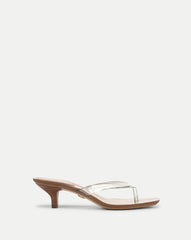 Clea Jelly Kitten-Heel Sandal