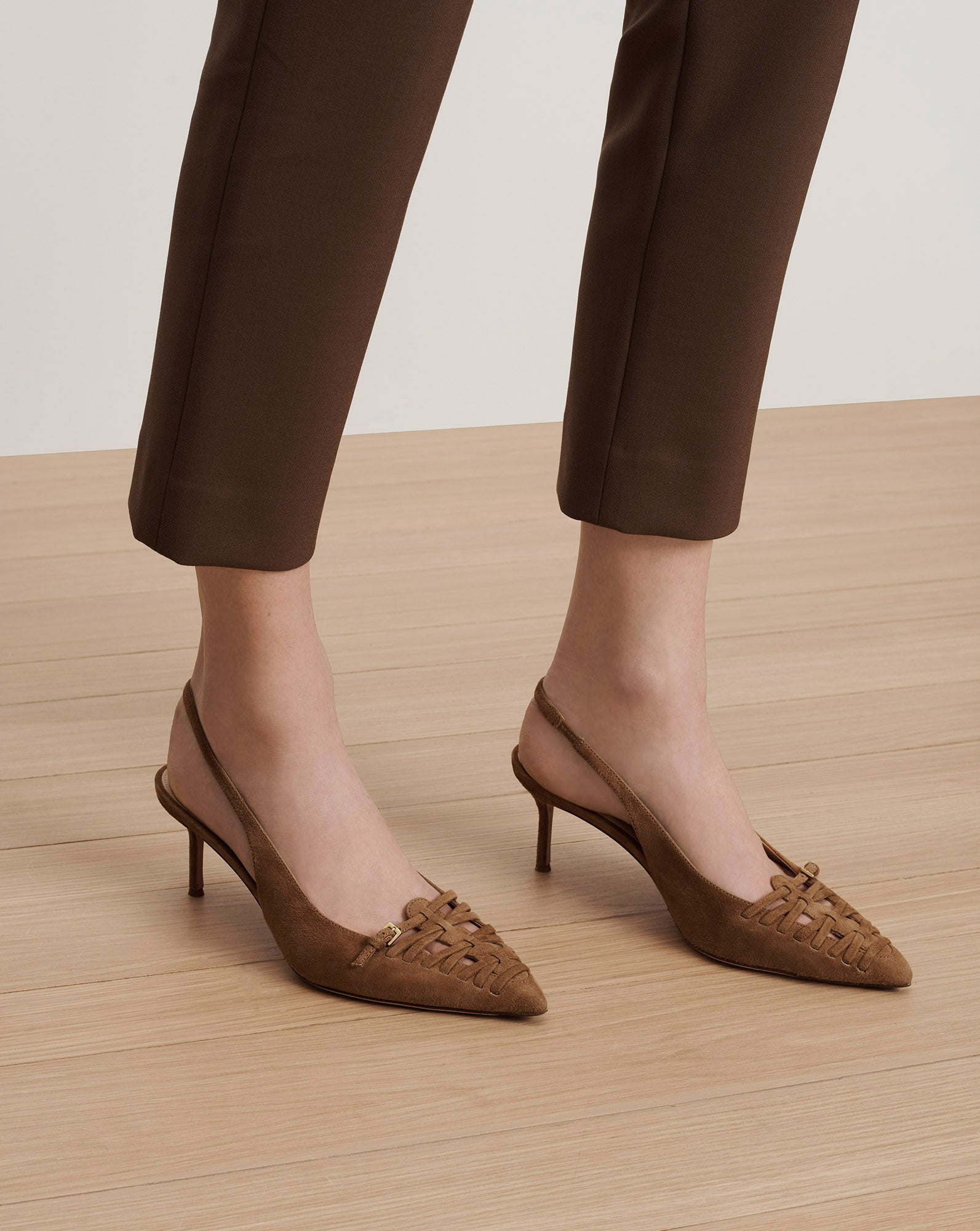 Rashida Woven Slingback Heel