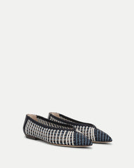 Bancroft Woven Leather Flat