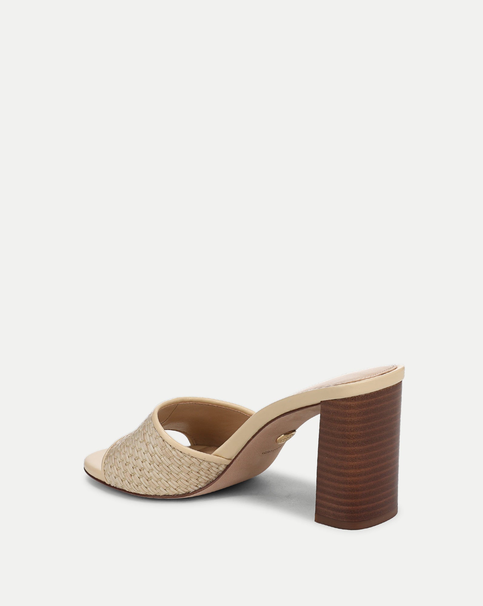 Galessa Raffia Mid-Heel Sandal