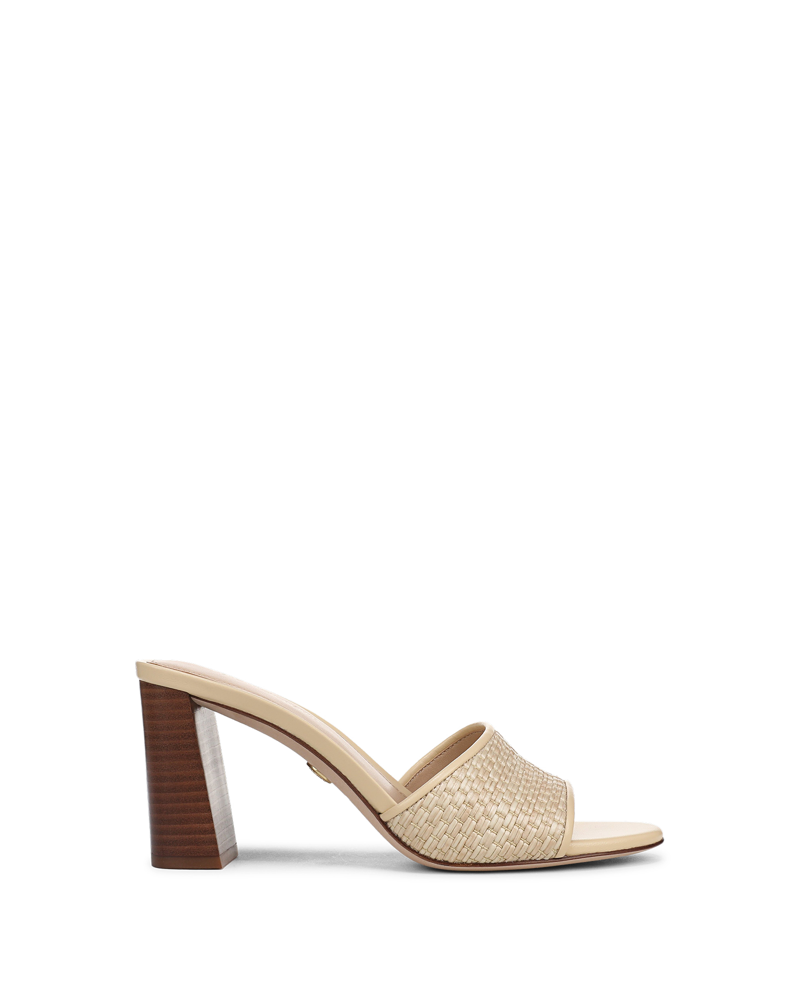 Galessa Raffia Mid-Heel Sandal