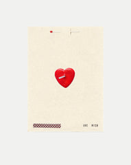 Red Heart Wish Card