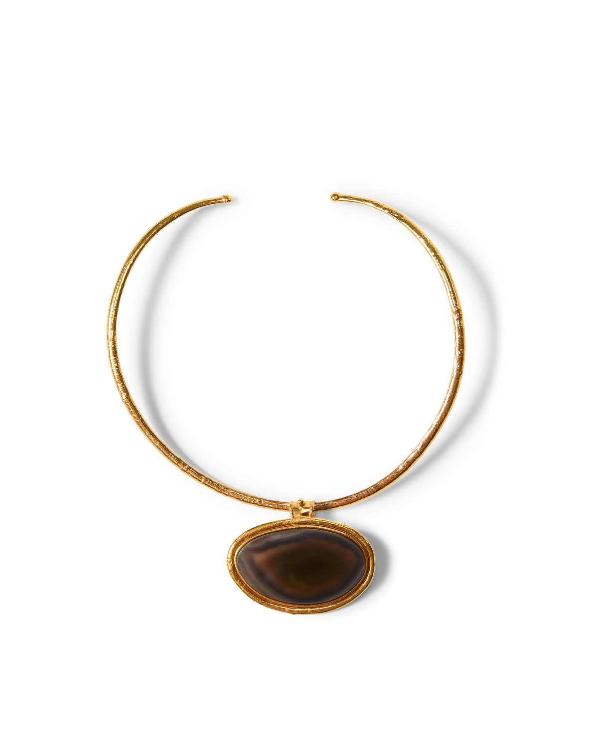 Dakota Brown Agate Necklace