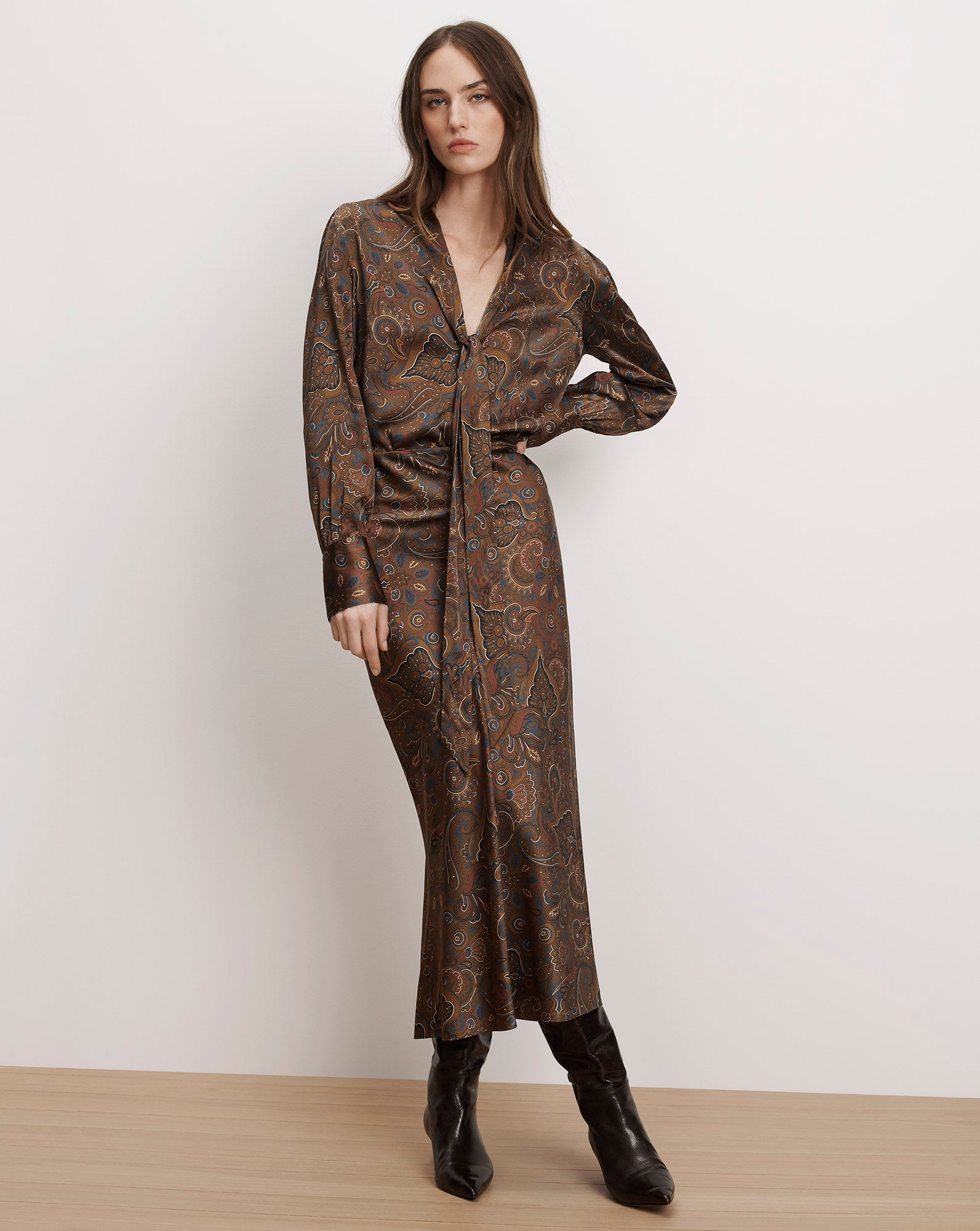 Francine Tie-Neck Blouse