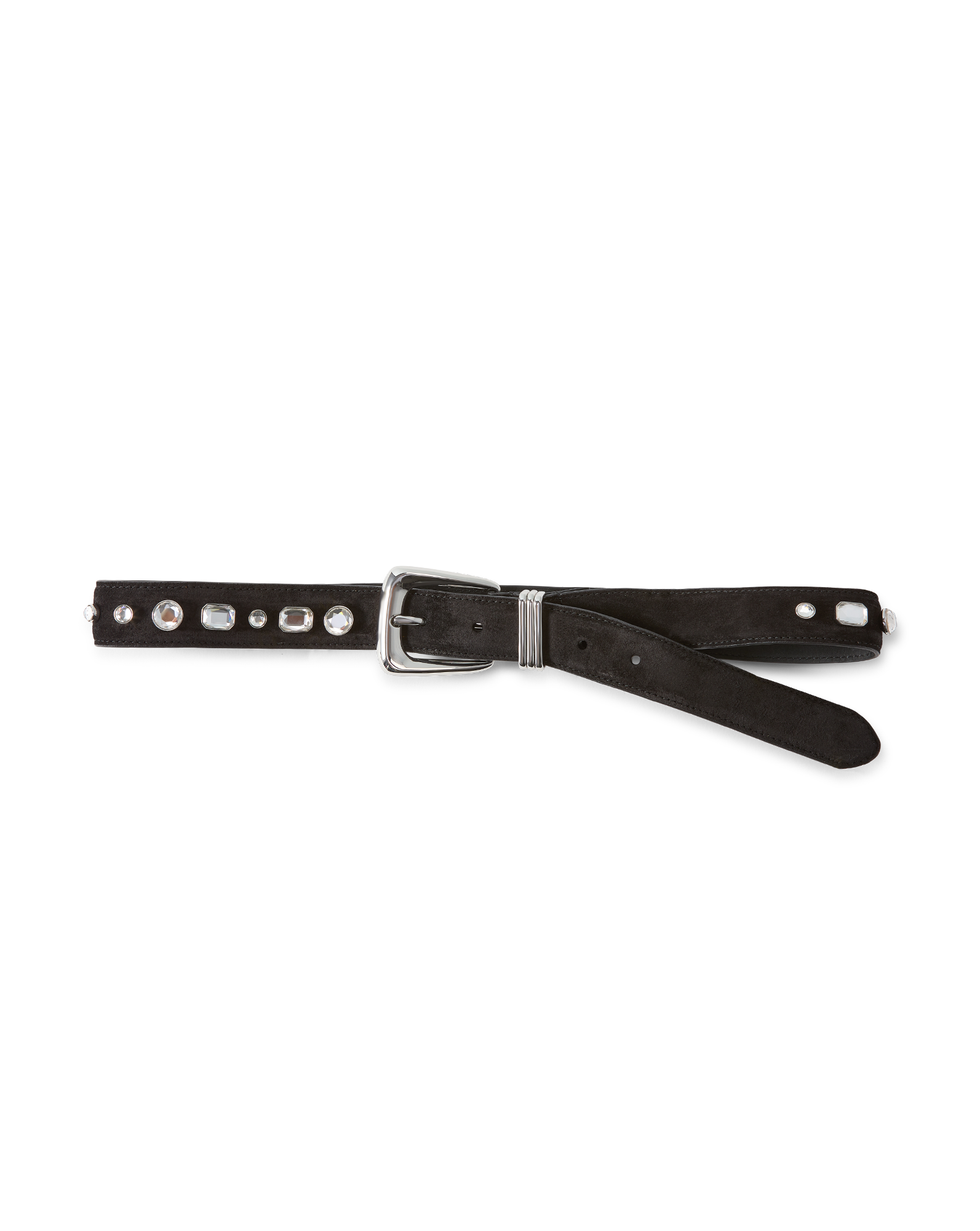 Arch Suede Embellished Belt