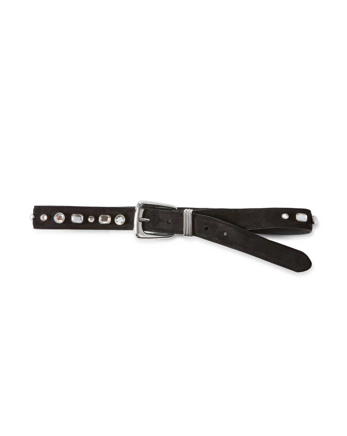 Arch Suede Embellished Belt